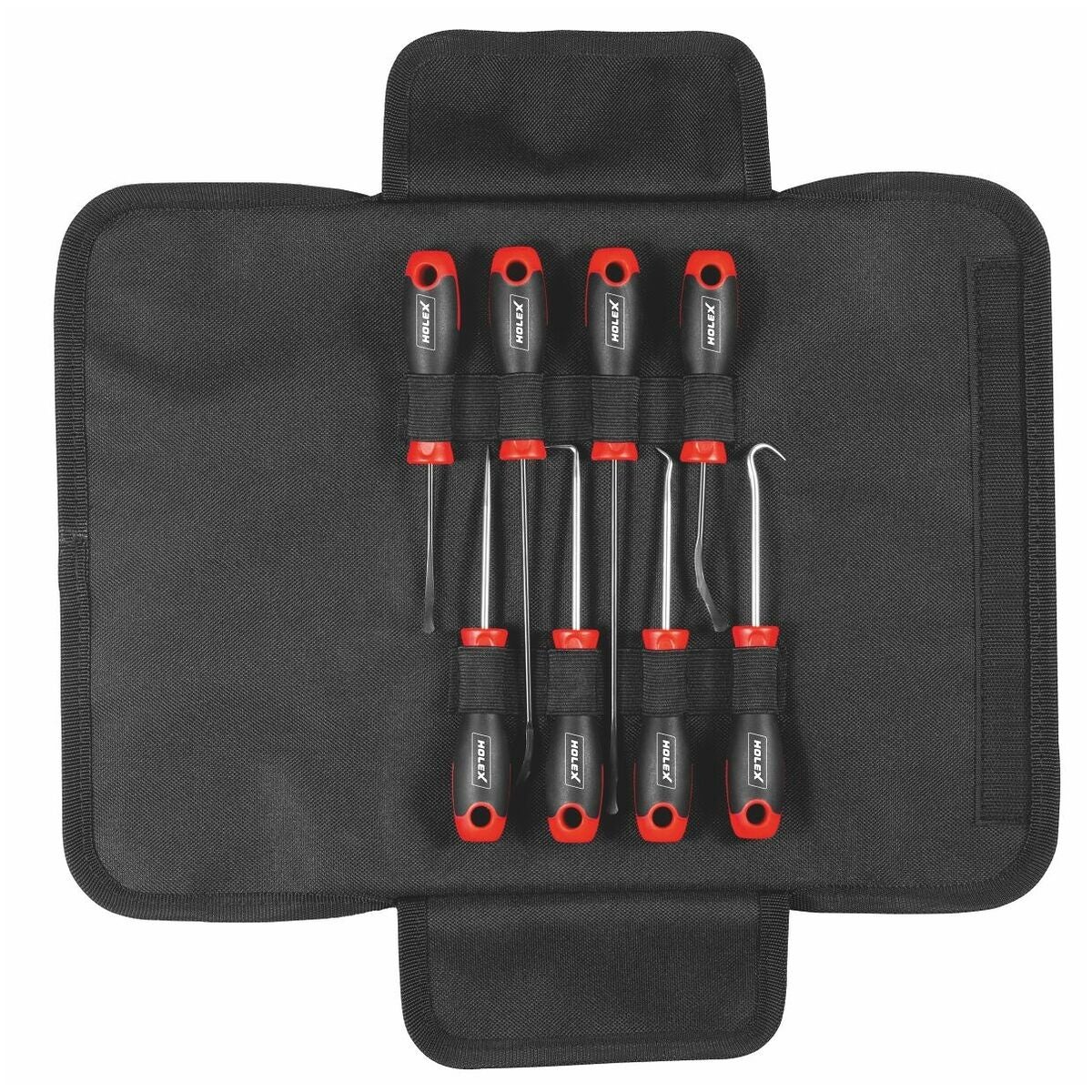 Kroksortiment, 8 delar i väska