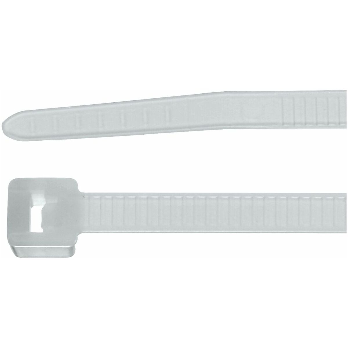 Buntbandssats T-Tie, vit 100 delar