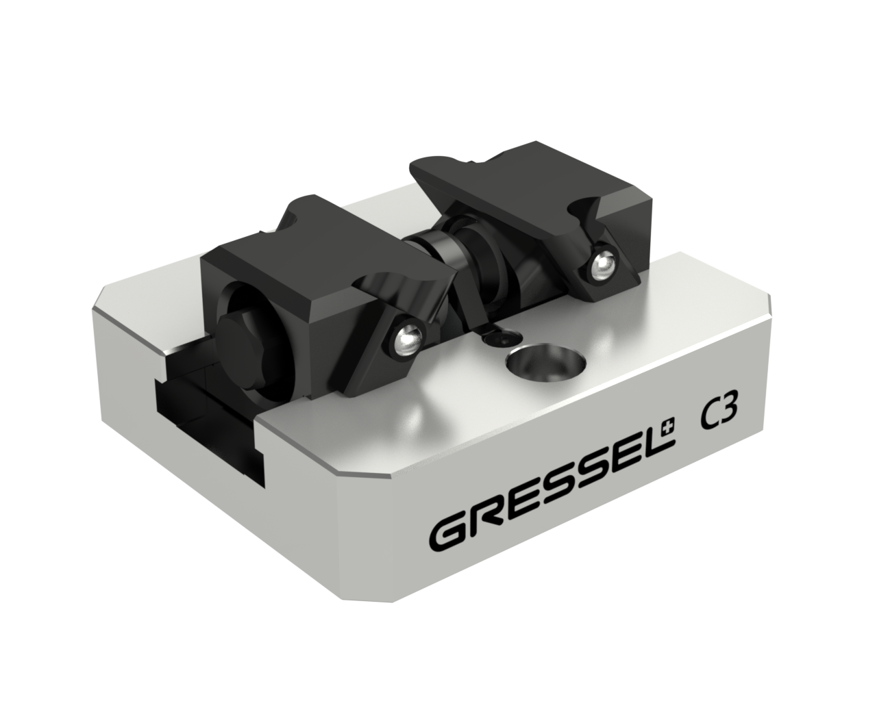 Centrerande skruvstycke C3 L-80 mm