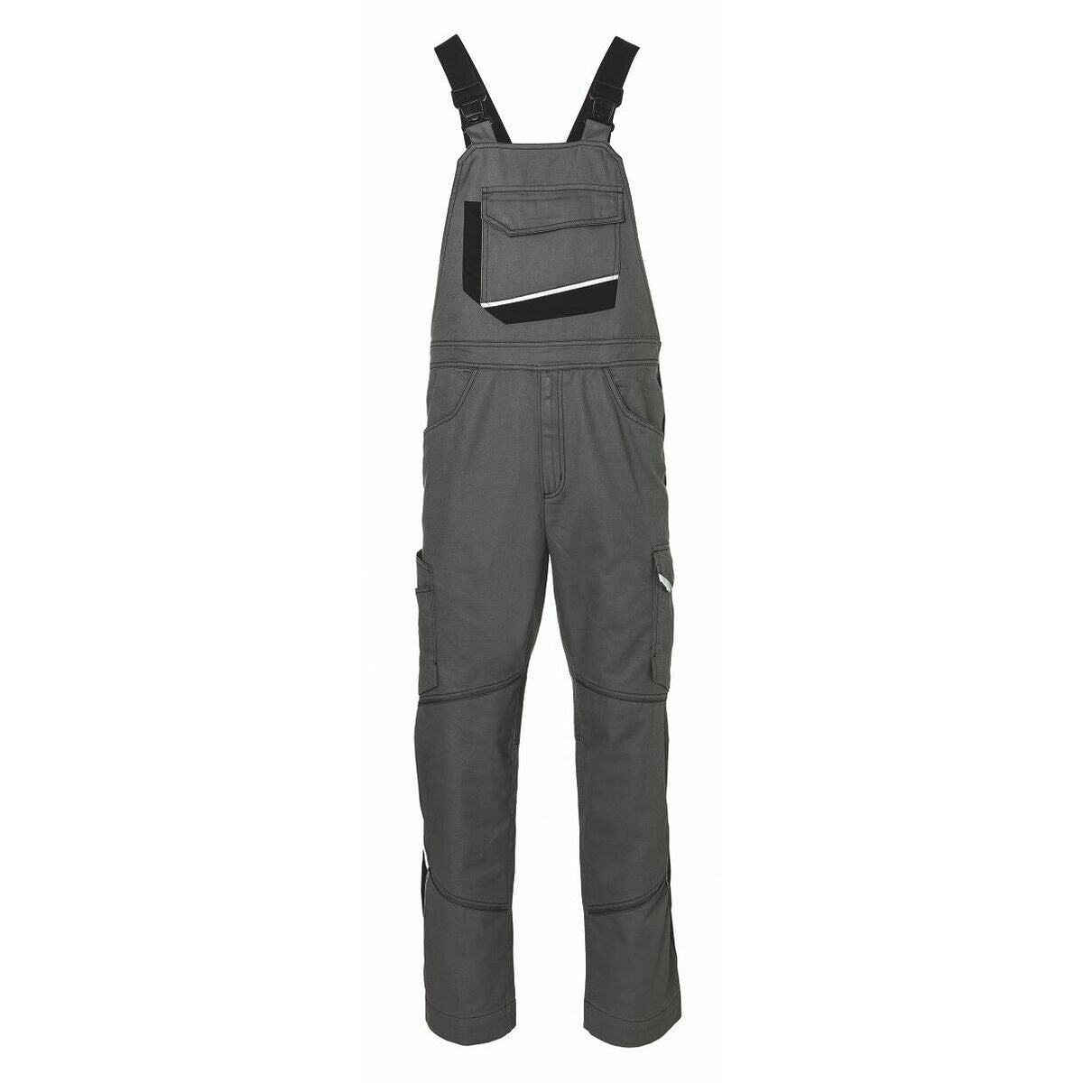 Hängselbyxa ICONIQ COTTON antracit / svart