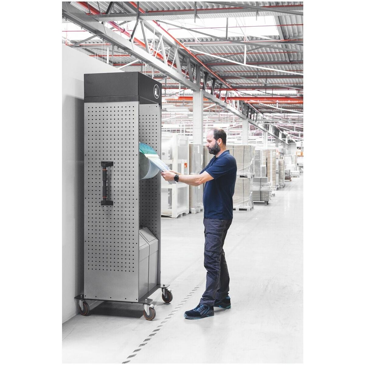 CLEANING Tower H-form utrustat åkbart L