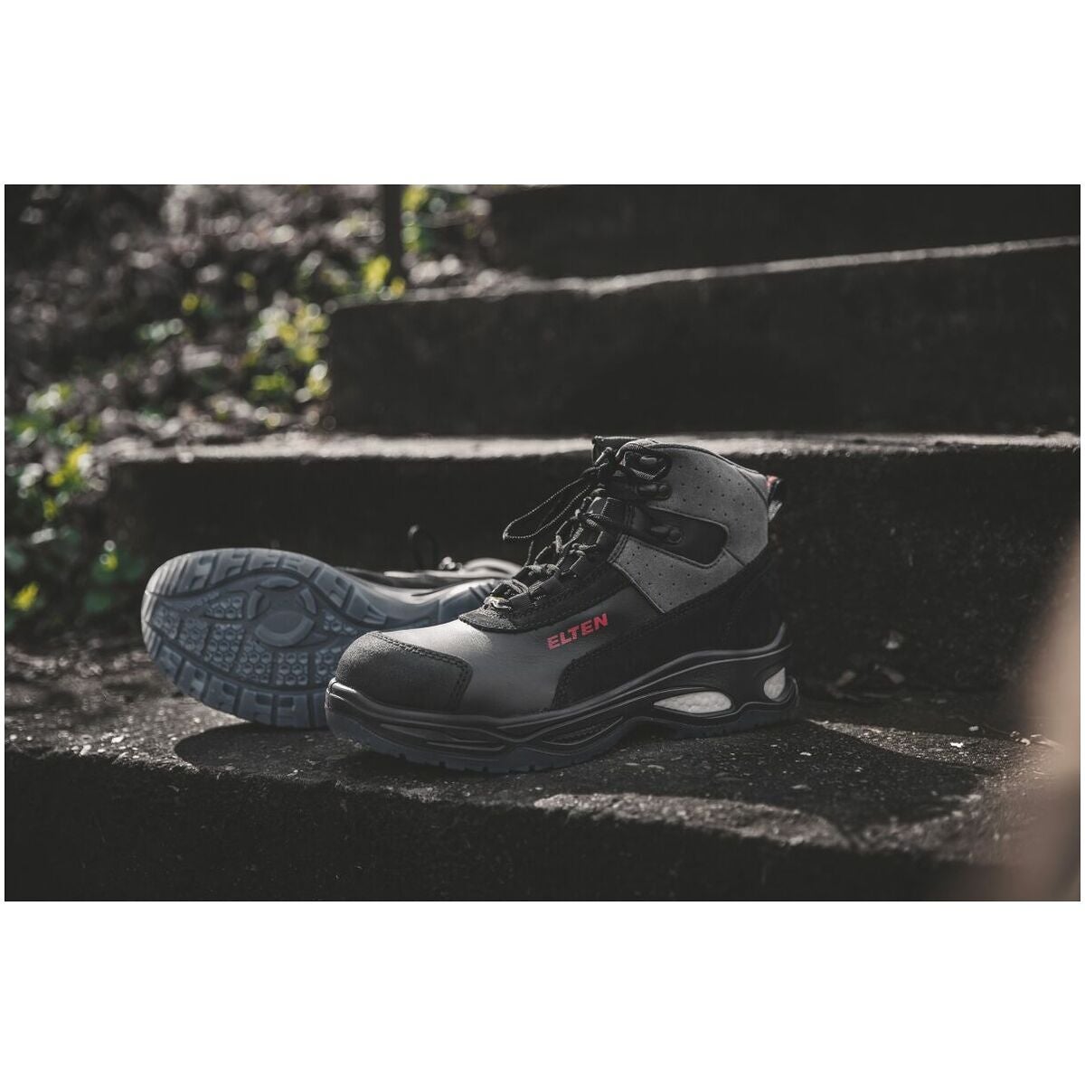 Snörkänga svart/grå MILES Mid ESD, S3 47