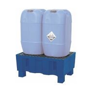 Uppsamlingstråg för 60-litersfat med galler 2X60/F