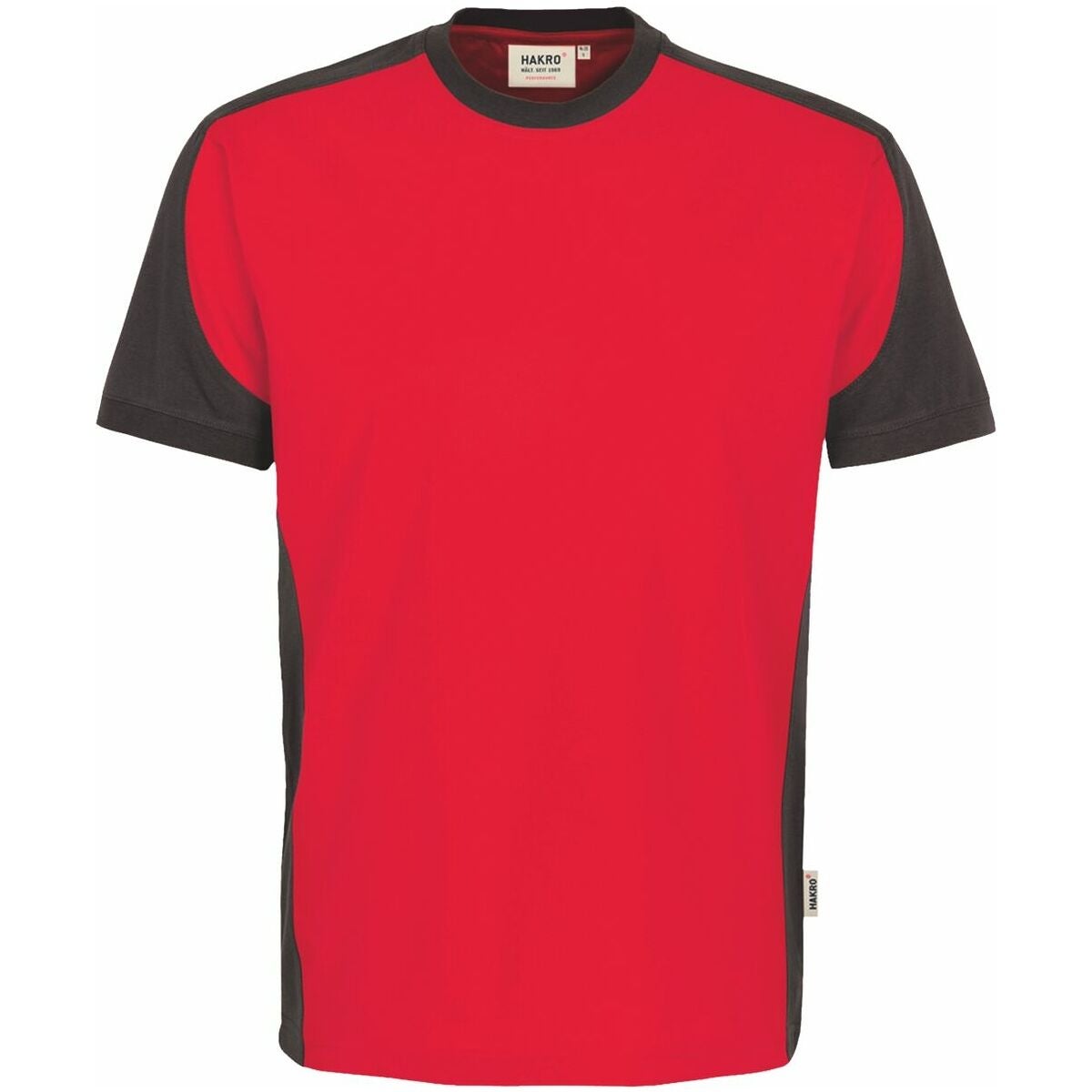 T-shirt Contrast Mikralinar® röd