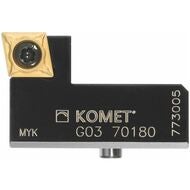 KOMET® TwinKom® hållare till tvåskärshuvud α = 90° Finbearbetning