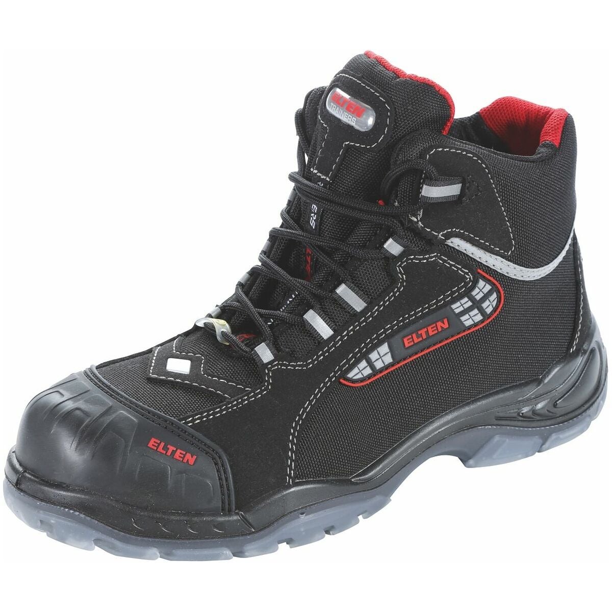 Snörkänga svart/röd SANDER PRO ESD, S3