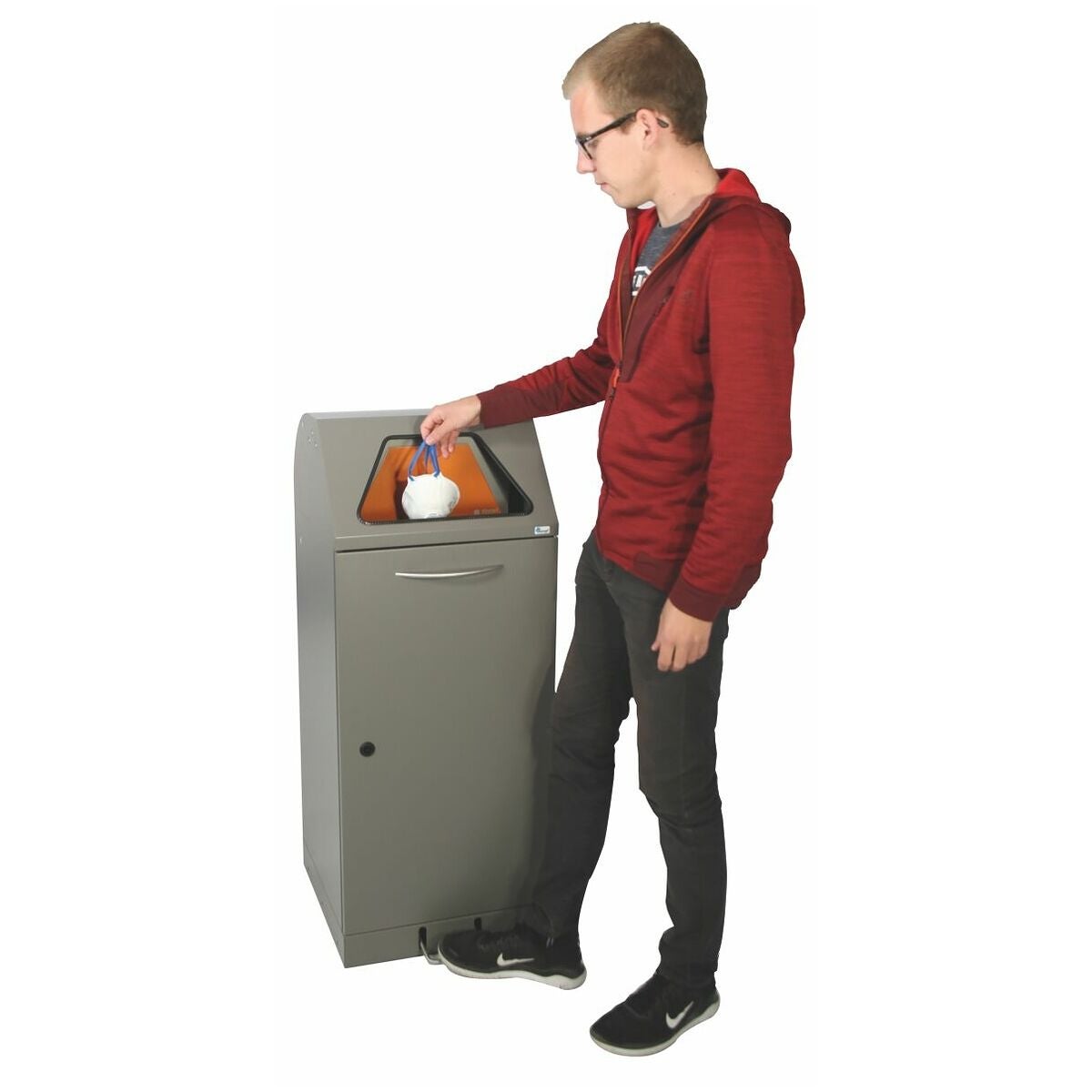 Uppsamlingsbehållare med tank med lock 60 l