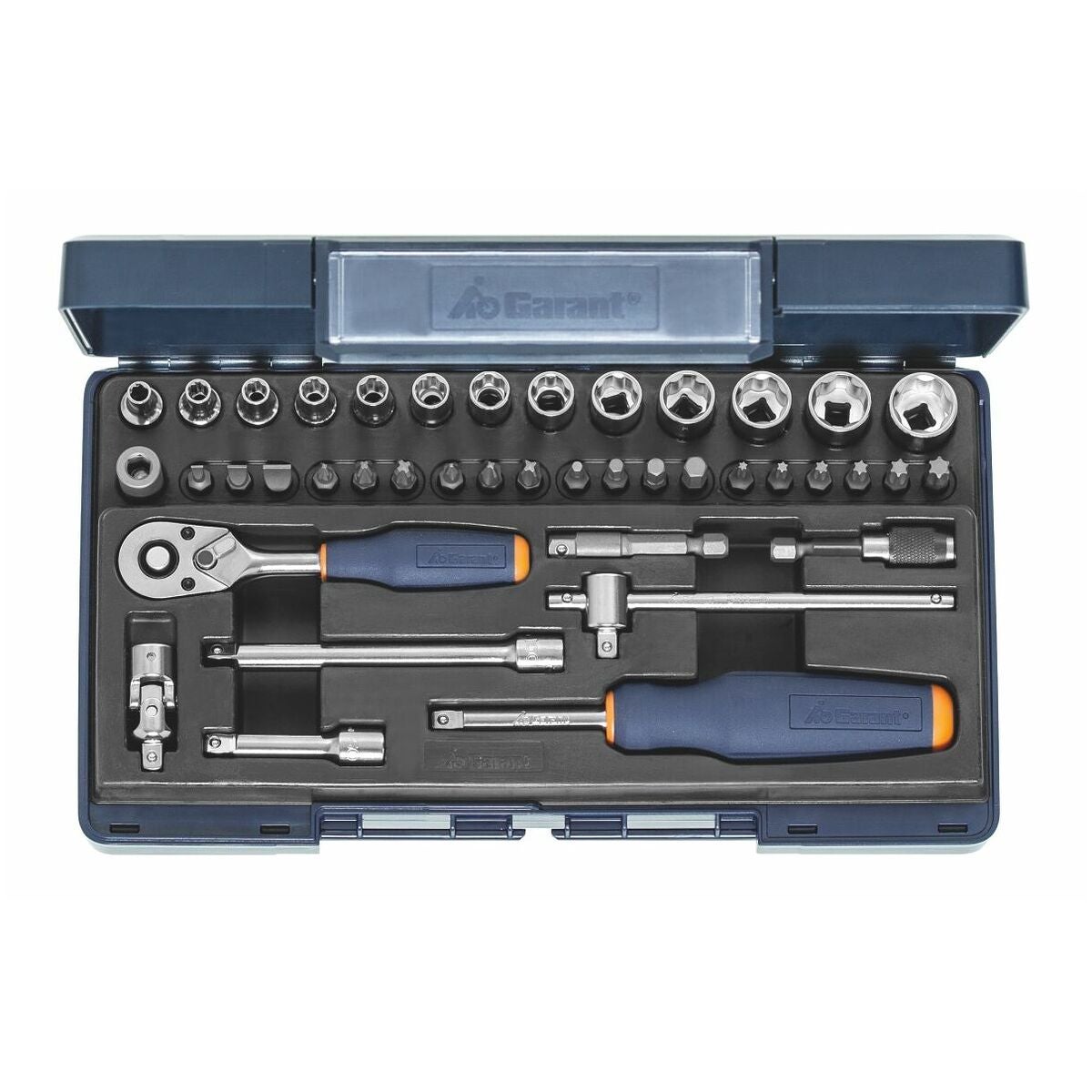 Hylsnyckelsortiment 1/4 tum fyrkant 41 delar SD