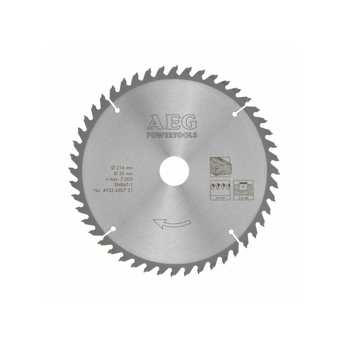 HM-sågklinga, ⌀ 254×30 mm 254/Z80