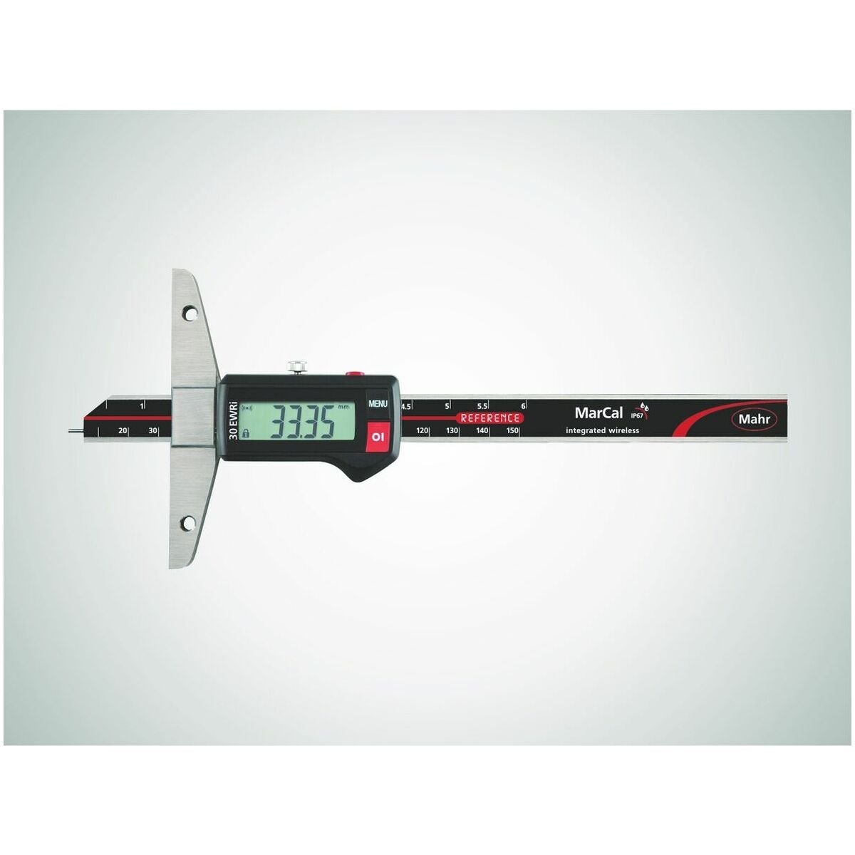Digitalt djupmått IP67 med i-wi 150 mm