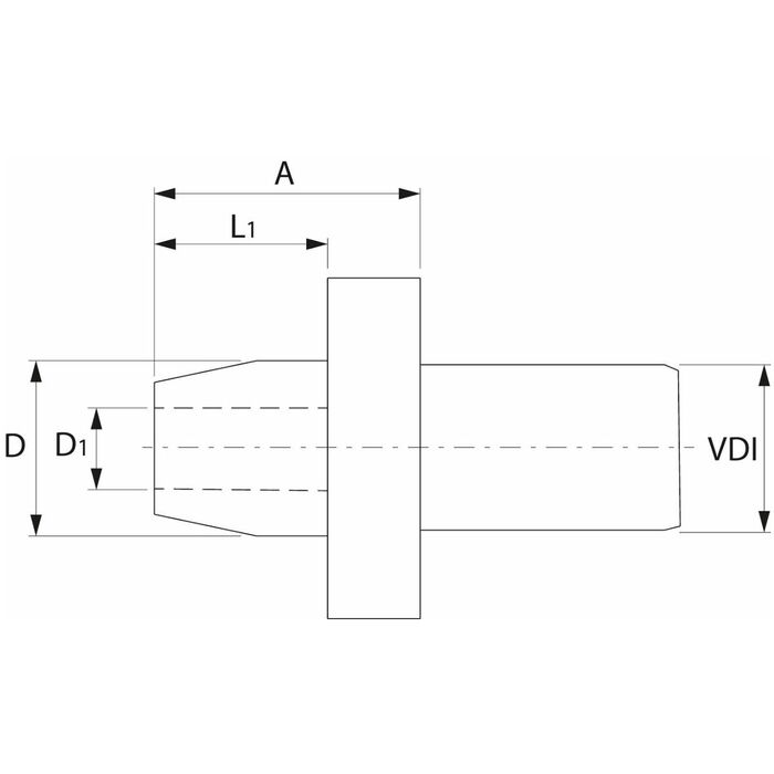 Hydrodehn-hållare VDI 30 20 mm