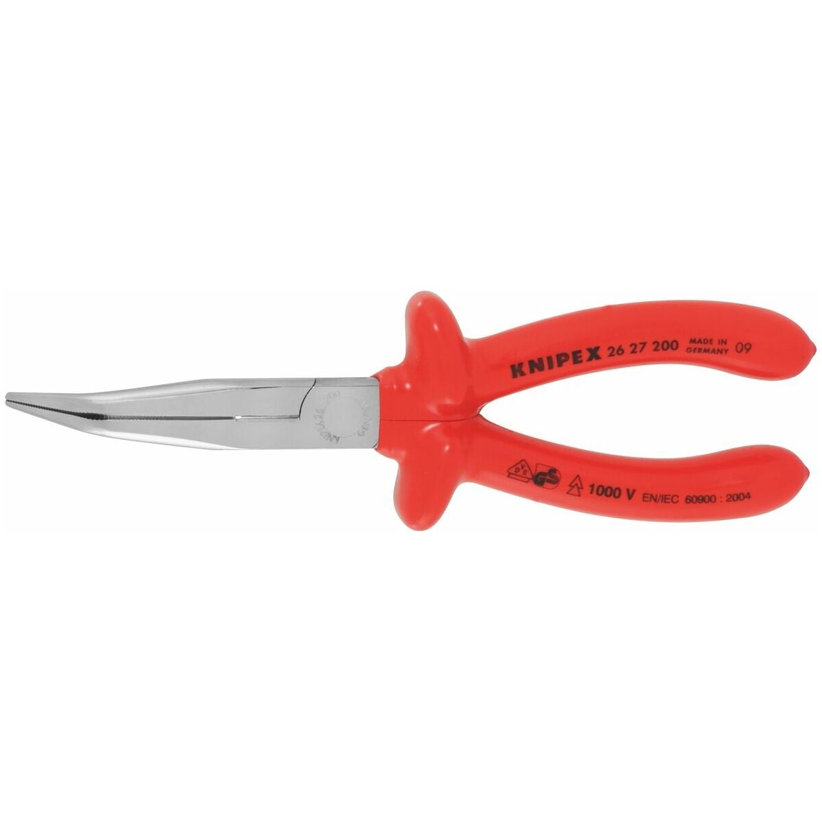 Spetstång, vinklad doppisolerad enligt VDE