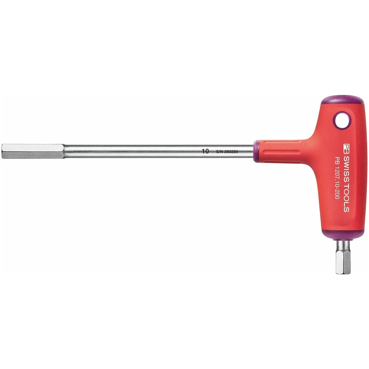 Sexkantskruvdragare, med T-handtag