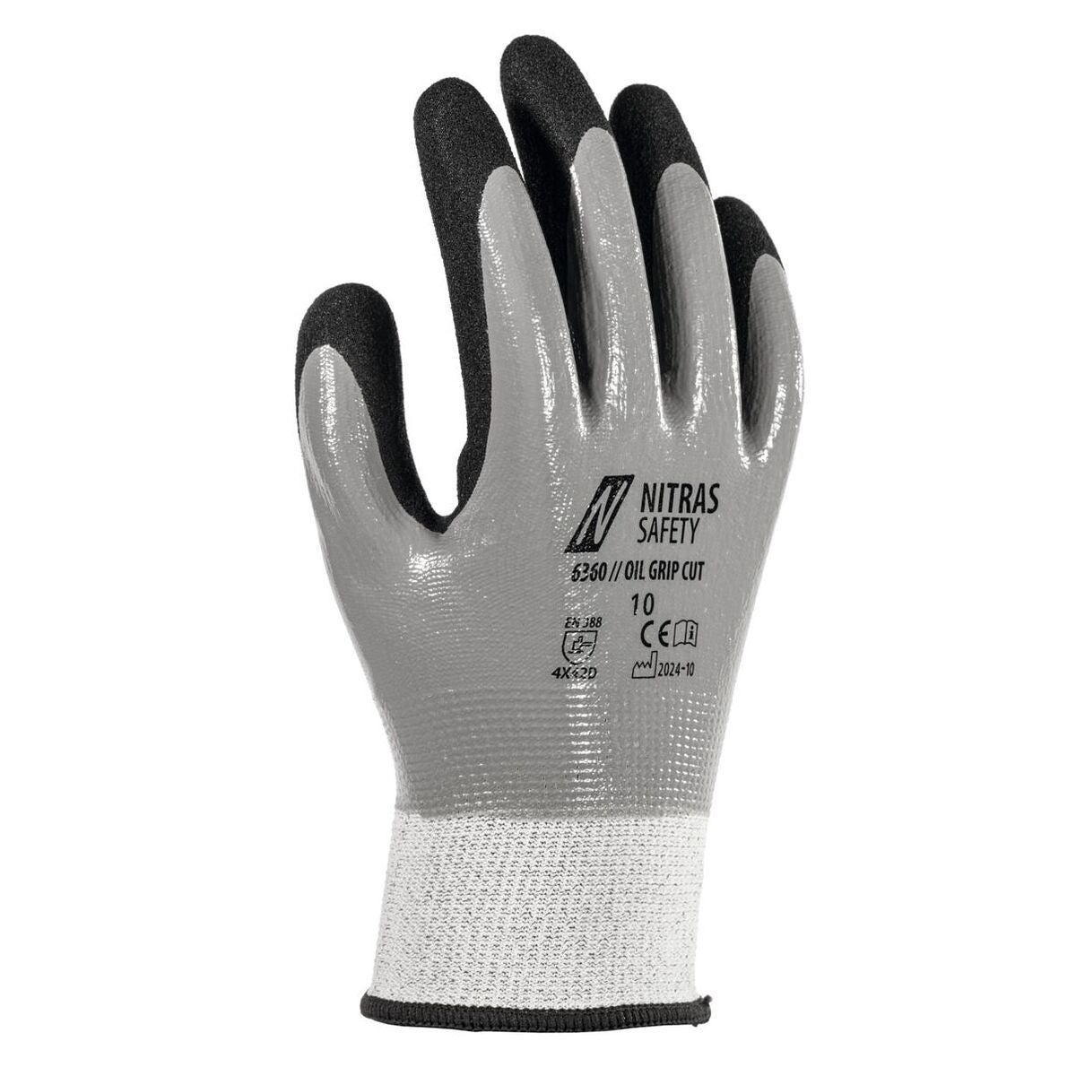 Handske, par 6360 // OIL GRIP CUT