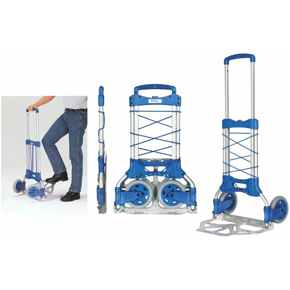 Aluminiumvagn, hopfällbar