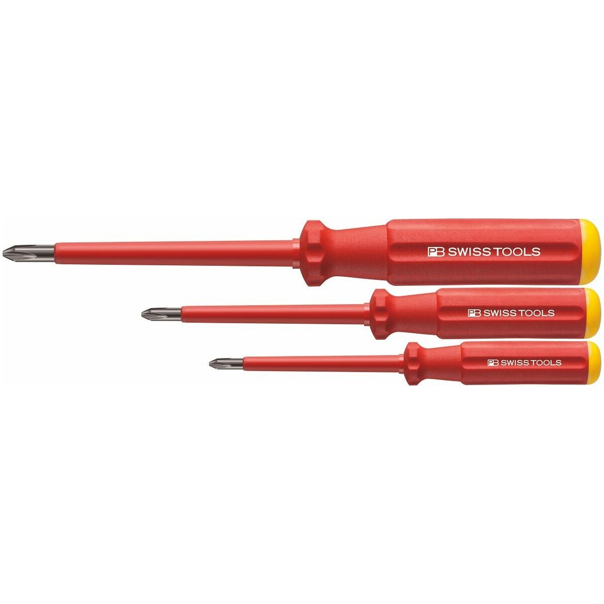 Elektrikerskruvdragarsats för Phillips, Classic Helt VDE-isolerad