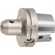 Weldonhållare med kylkanalhål, förnicklad HSK-A100 kort