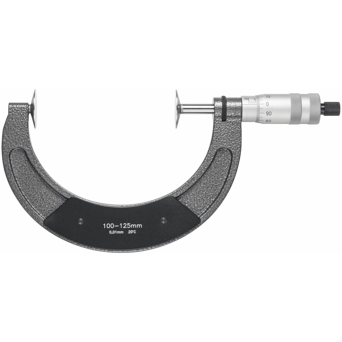 bygelmikrometer med tallriksmätytor ⌀ 30mm