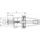 Hydraulchuckar medel, smal, form ADB 32 mm