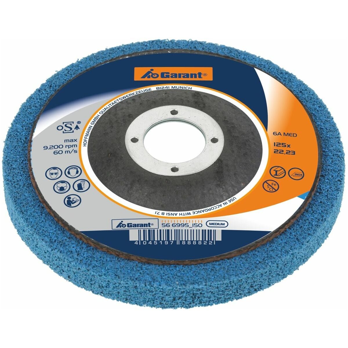 Slipnylon-kompaktskiva ⌀ 125 mm