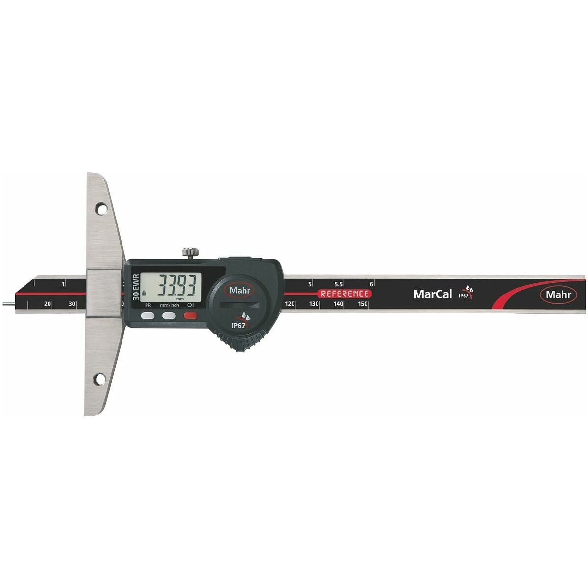 Digitalt djupmått IP 67 med datautgång 300 mm