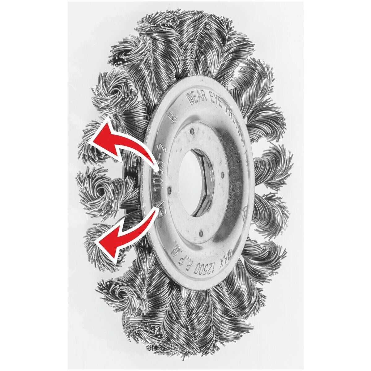 Cirkulärborste Växelvirning, ståltråd 0,50 mm