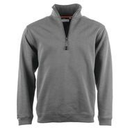 Zip-Sweatshirt grå