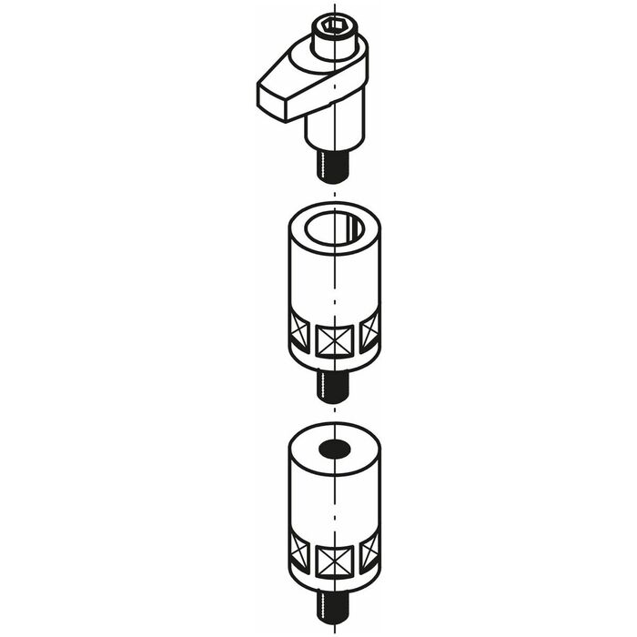 Spännhaken slipad M12 7