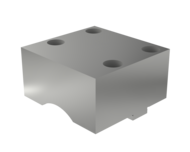 Fast mjuk stålback GPA 125 H=50 mm