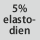 Tygsammansättning: 5 % elastodien