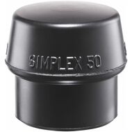 SIMPLEX skonhammare gummikompositinsats svart