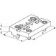 Adapterplatta för XPENT-överback fix 125 mm