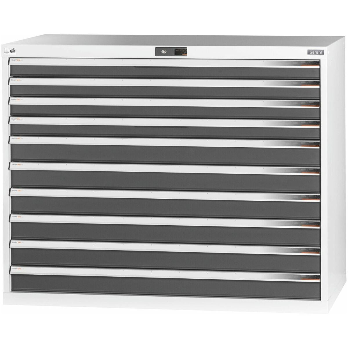 Verktygsskåp komplett med lådor 200 kg 46×24G