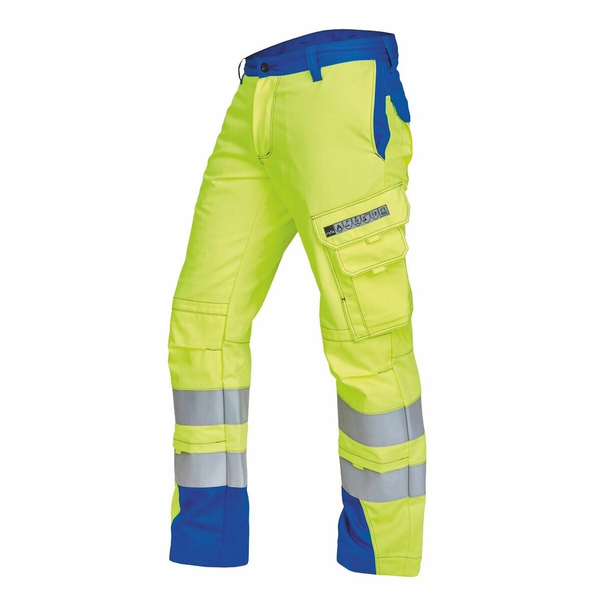 Multinorm-byxor VIS-LINE gul/kornblå