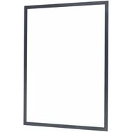 Genomskinlig mapp magnetisk A4 sats med 10 st BLACK