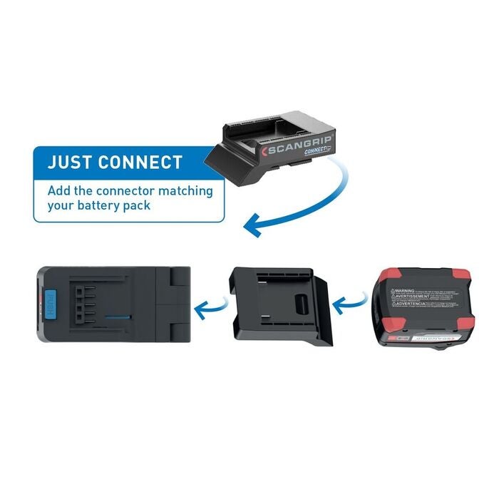 Batteridriven LED-arbetslampa CONNECT BASIC