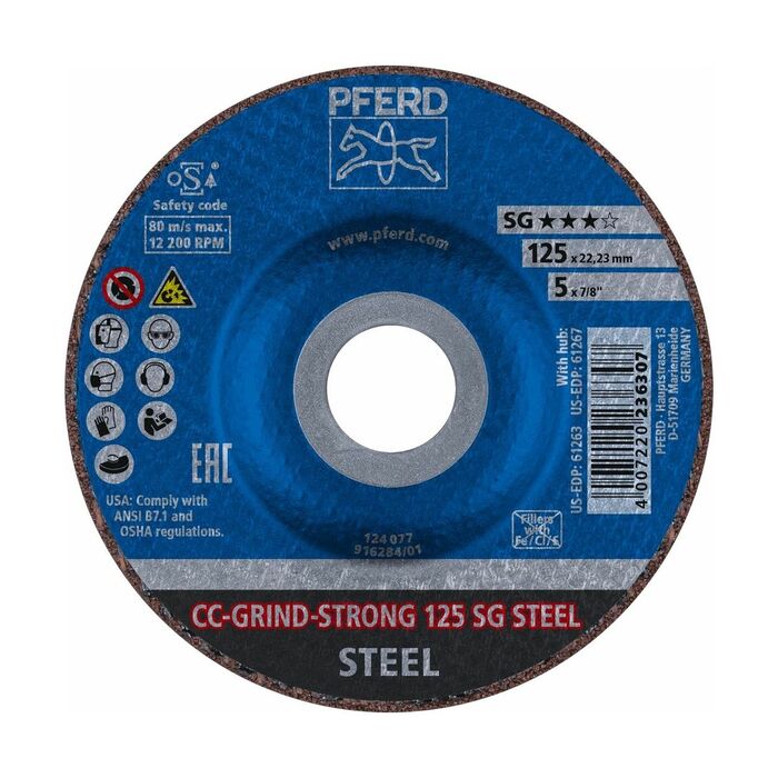 Slipskiva CC-GRIND-STRONG 125 mm