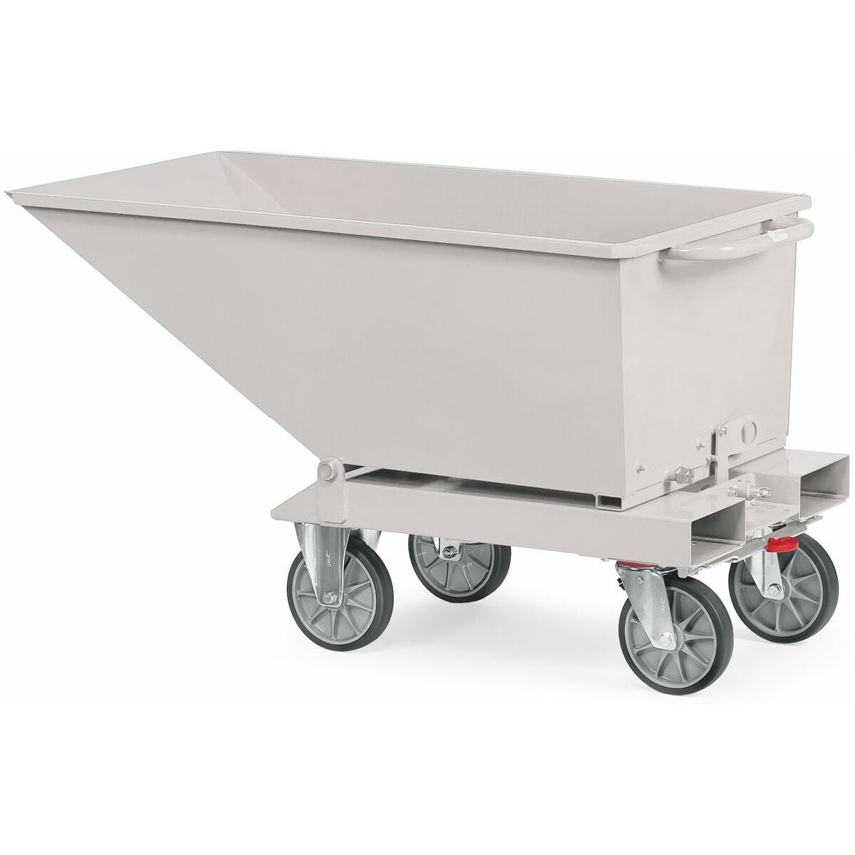 Tipptråg RAL 7035 med avtappningskran 250 l