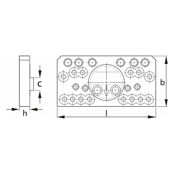 Adapterback pendel rörlig 125