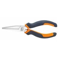 Spetstång, flat, förkromad, med grepphylsor 160 mm