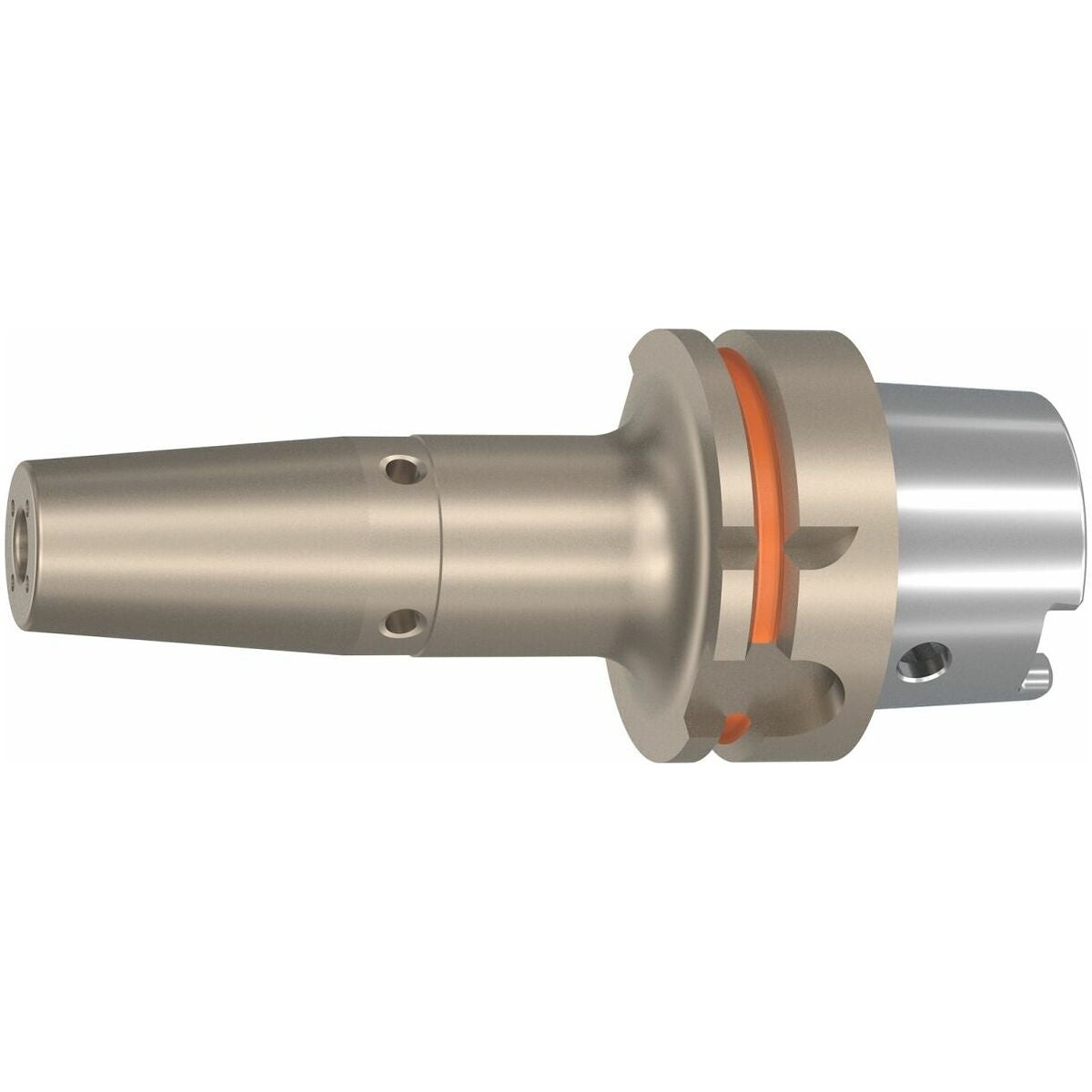 Krympchuck med 4 kylkanalborrhål, förnicklade. HSK-A 63 A = 120