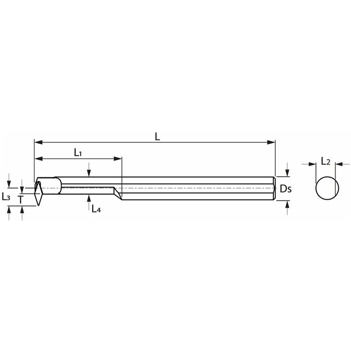 Invändig skärhållare HM 10/07 mm