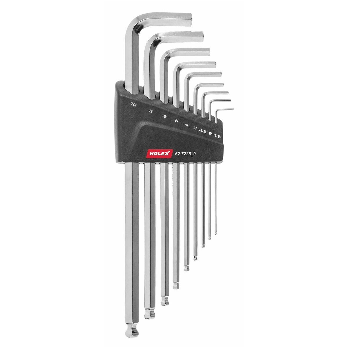 Insexnyckelsats förnicklad 9