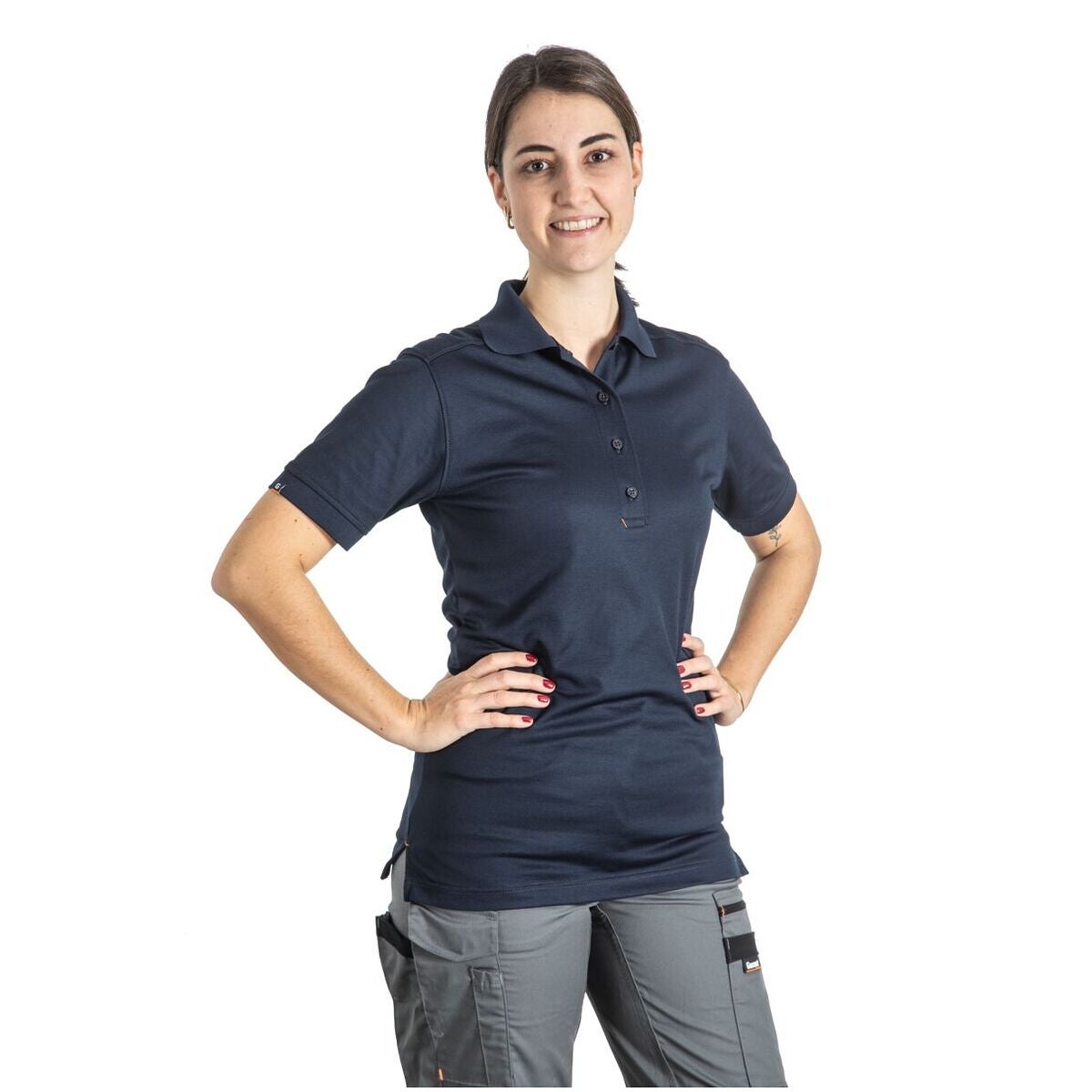 Pikétröja Dam marinblå