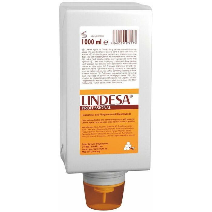 Hudvårdskräm LINDESA® PROFESSIONAL 1000 ml