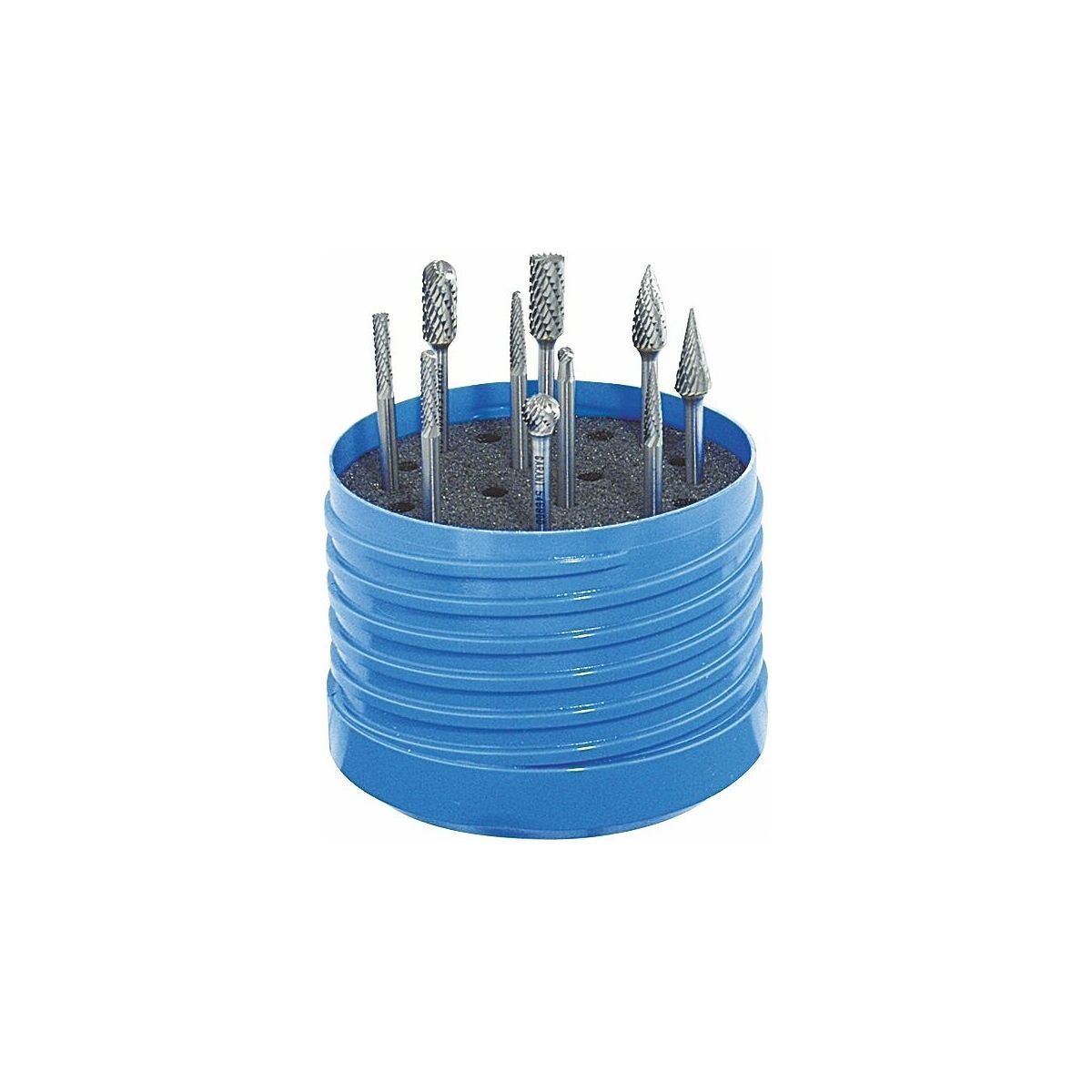 Sats med roterande filar 10 delar Z7 − medel, dubbeltandning X-cut VHM