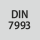 Spår enligt norm: DIN 7993