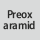 Tygsammansättning: Preox-aramid