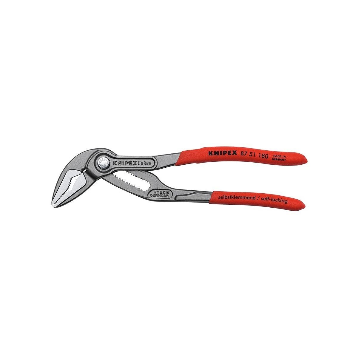 Polygriptång Cobra®ES med fininställning med spärrfunktion extra smalt huvud