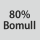 Tygsammansättning: 80% bomull